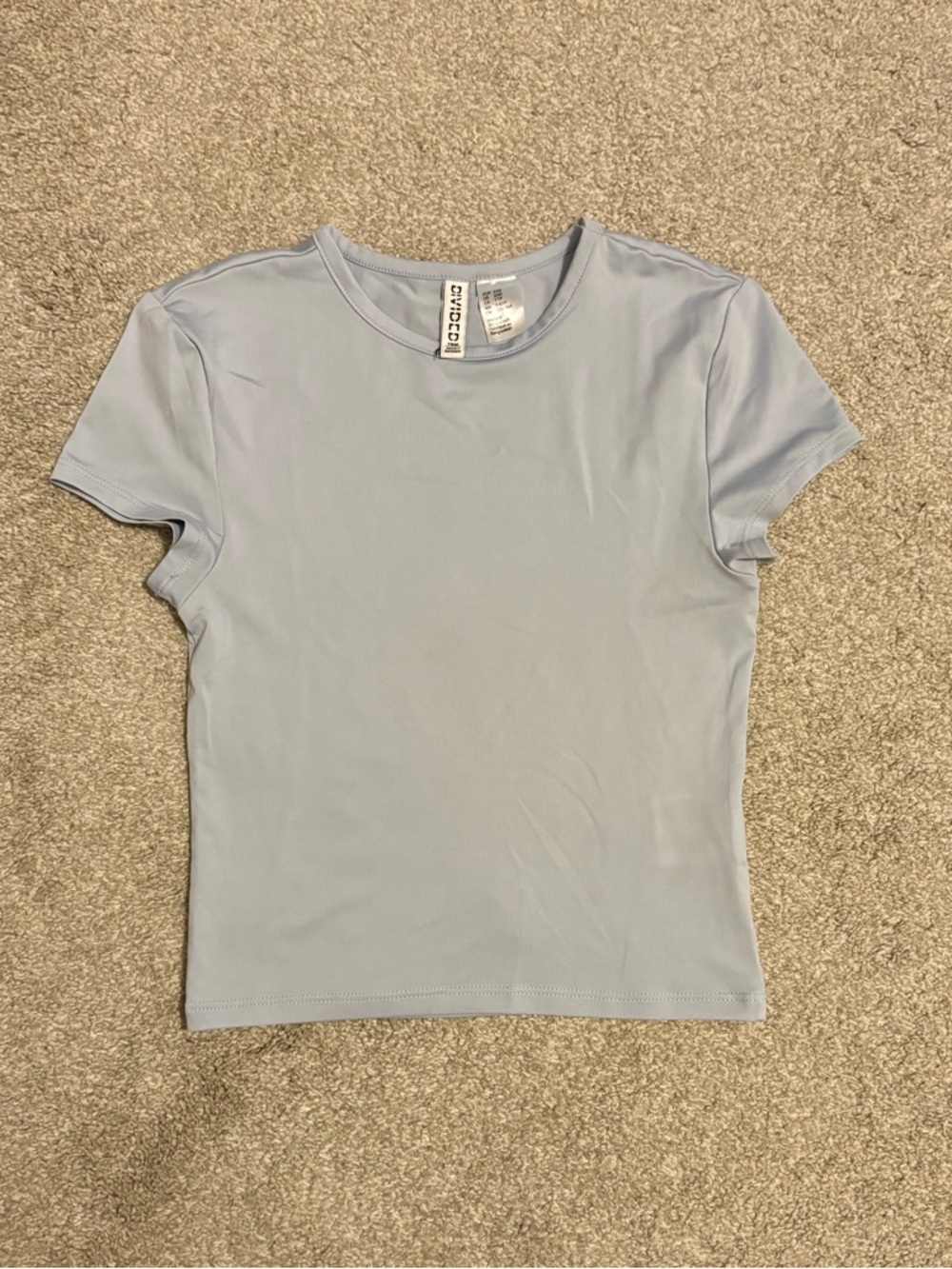 Divided H&M Light Blue Women’s Crewneck Tee Size XXS